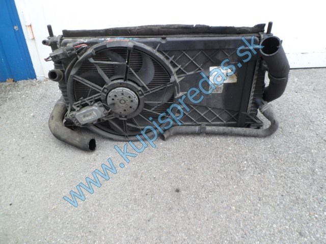 komplet chladiče na ford focus 2 lift 1,8tdci, ventilátor, 